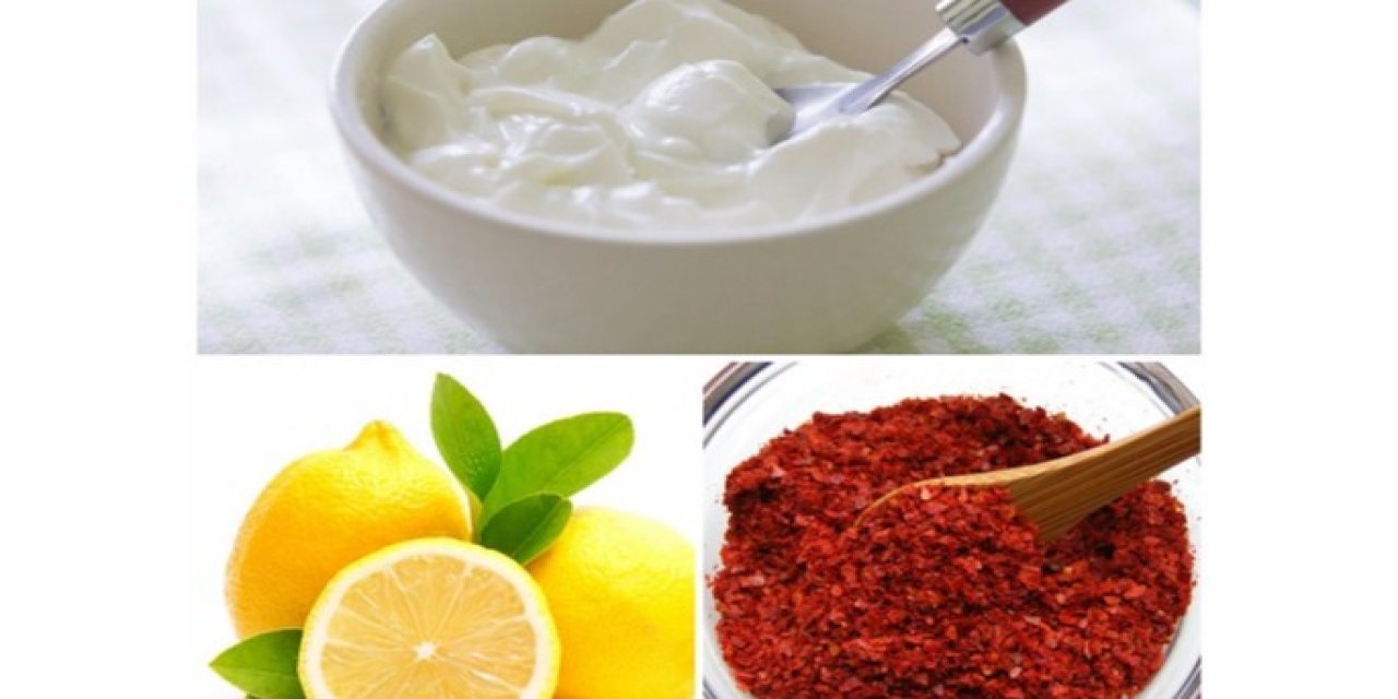 Yoğurdu geceleri Pul biber ve Limonla karıştırıp Yiyenler 1 Haftada o dertten kurtuluyor