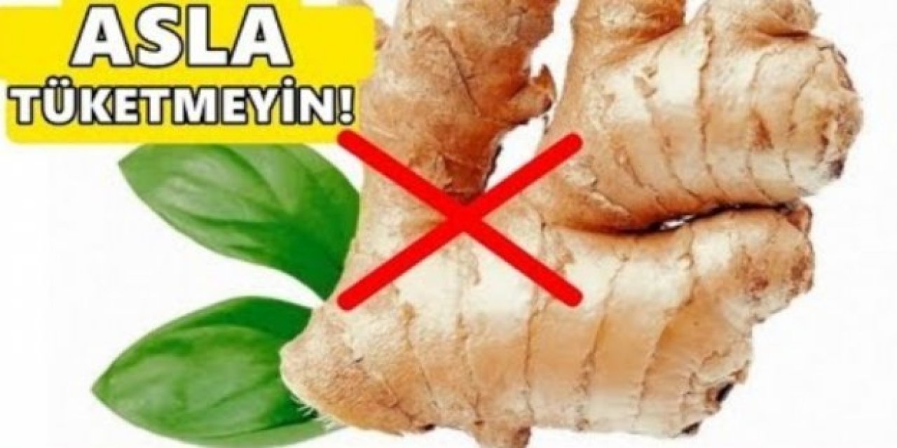 Bu özellikteki Kişilerdenseniz Zencefil Sizin İçin tehlikeli Olabilir Elinizi Sürmeyin çünkü