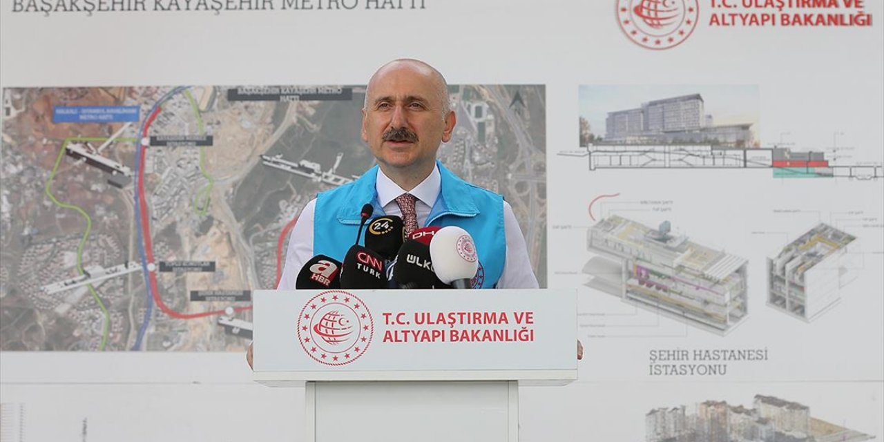 Bakan Karaismailoğlu: 'Başakşehir-Kayaşehir Metro Hattını Üzerimize Aldık'