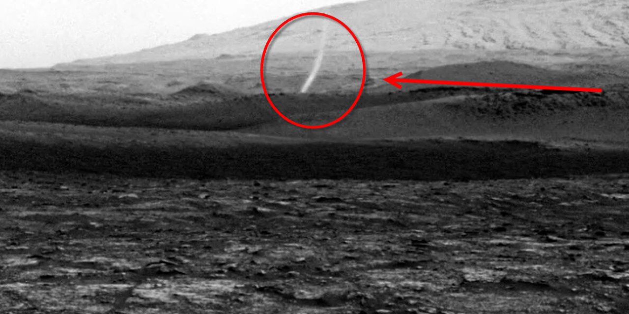 NASA yine boş işler peşinde Mars'ta şeytan peşine düşüp Şeytan'ı böyle görüntülediler