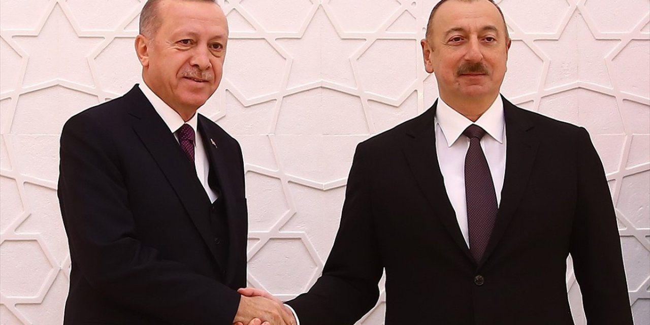 Erdoğan, Azerbaycan Cumhurbaşkanı Aliyev ile Görüştü