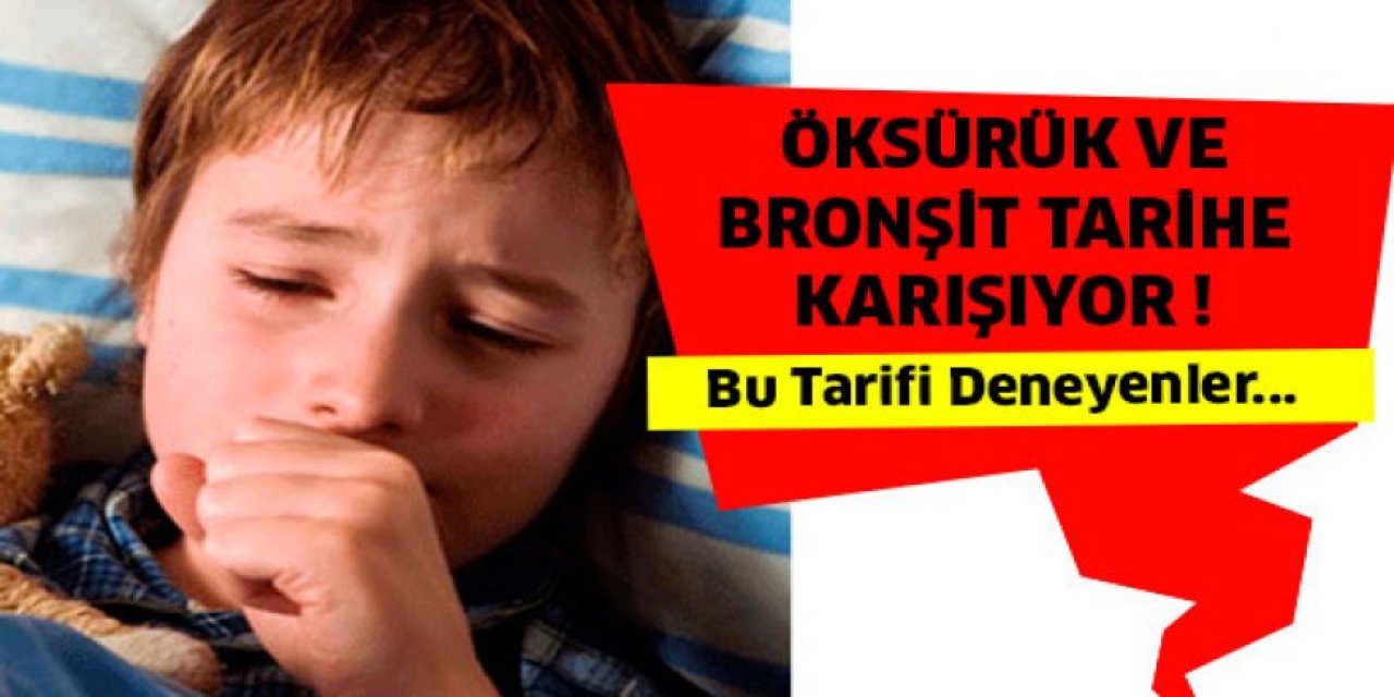 Öksürük ve bronşit İçin sadece bir kaşık bundan yemek yeterli olur şıp diye geçer