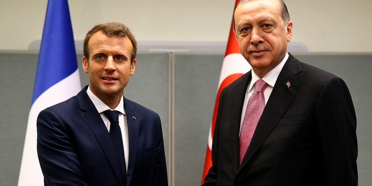 Erdoğan, Fransa Cumhurbaşkanı Macron İle Görüştü