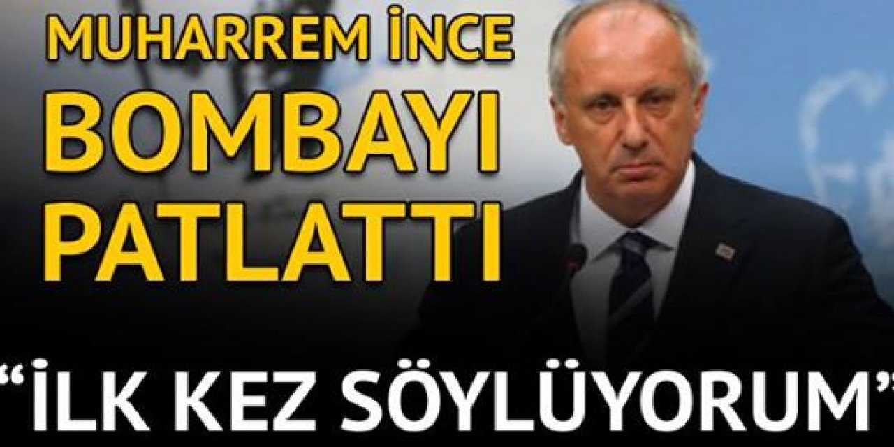 Muharrem İnce Parti Kurunca Hangi ittifakta olacağını Açıkladı ve Aday Olmama Şartını CHP'ye duyurdu