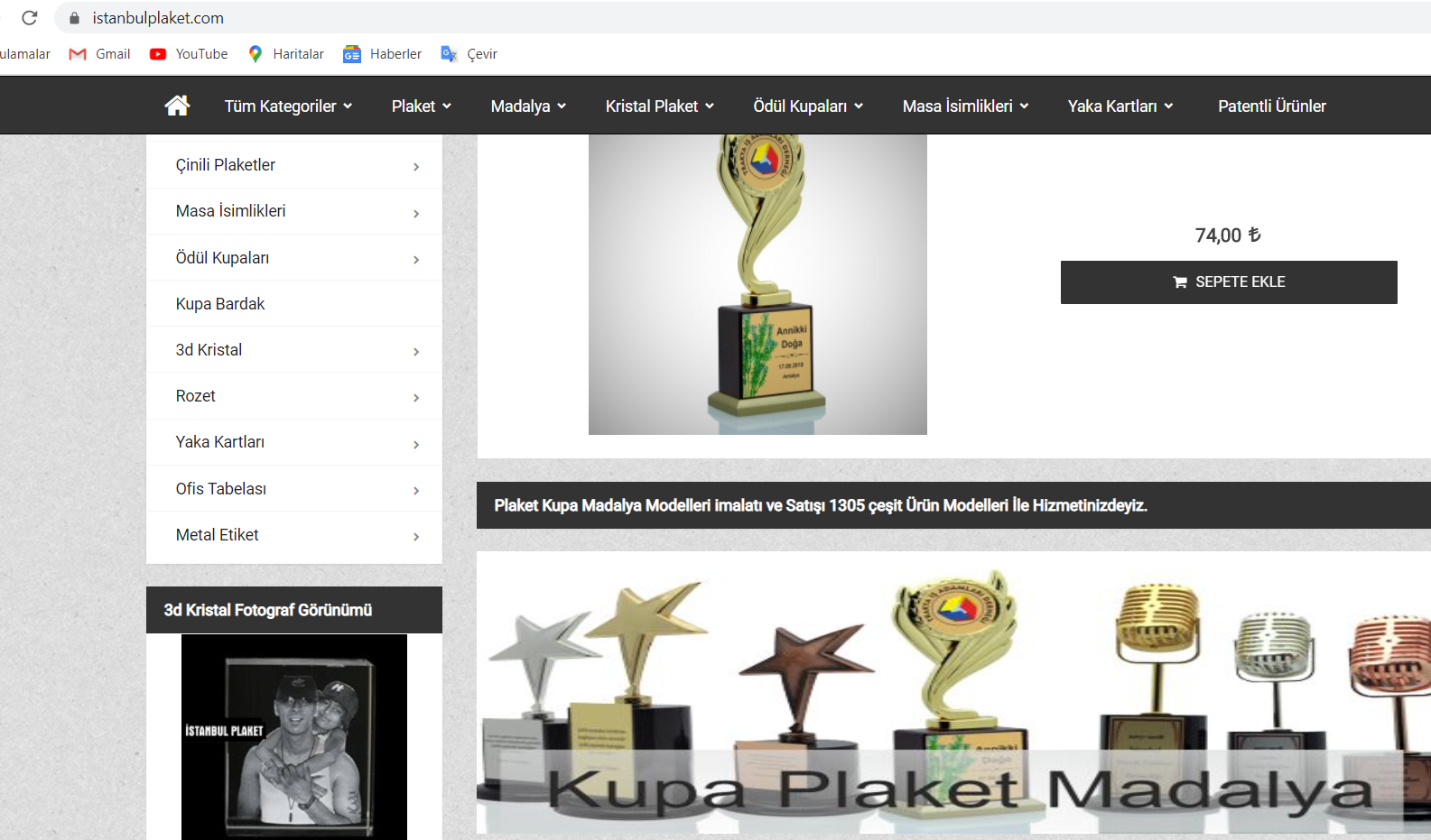 Özel Simgelerle Üretilen Plaketler