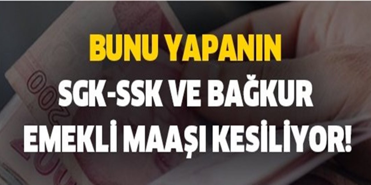 Büyük tehlike Emekli Maaşınız Yanabilir SGK yetkilileri resmen duyurdu bu hataya düşen çok kişi var