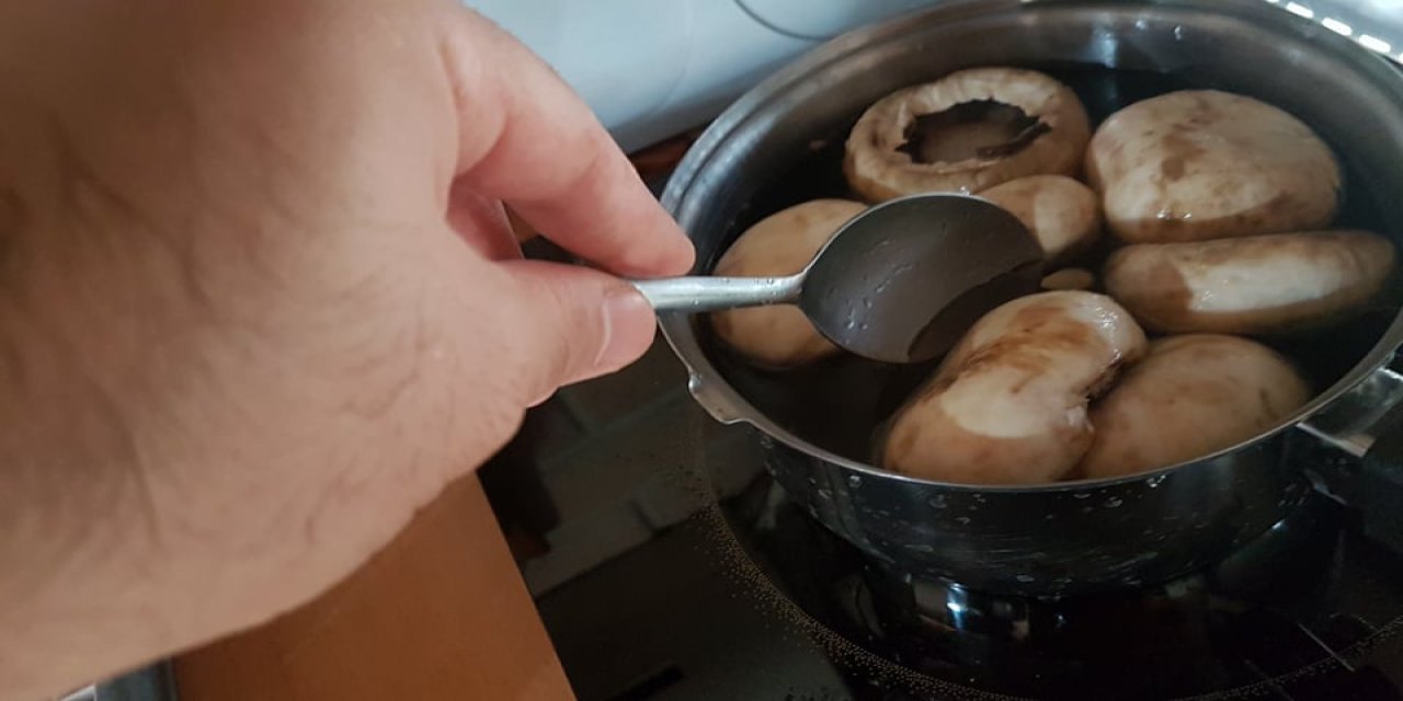 Mantarı Pişirmek Yerine Haşlayıp Yerseniz O sorun geçiyor Üstelik çok daha uzun süre....