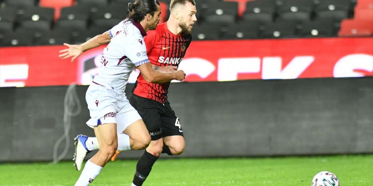 Gaziantep FK ile Trabzonspor 1-1 Berabere Kaldı