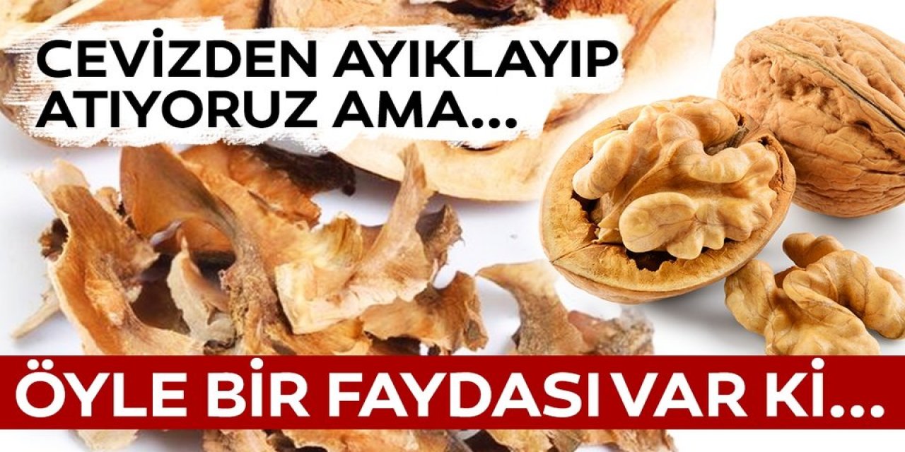 Ceviz Yerken İçinden Çıkan bu perdeyi çöpe atmayıp kaynatın için o sorunu geçirir