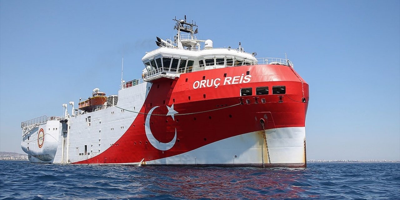 Oruç Reis Doğu Akdeniz'de Faaliyet Göstereceği Lokasyona Vardı