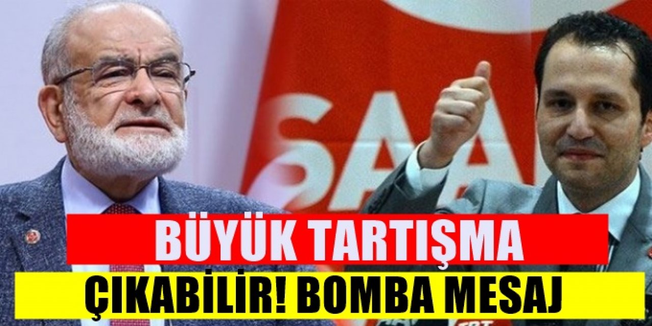 Fatih Erbakan ve Temel Karamollaoğlu Arasında yeni polemik çıkacak Üzgünüm diyerek isyan etti