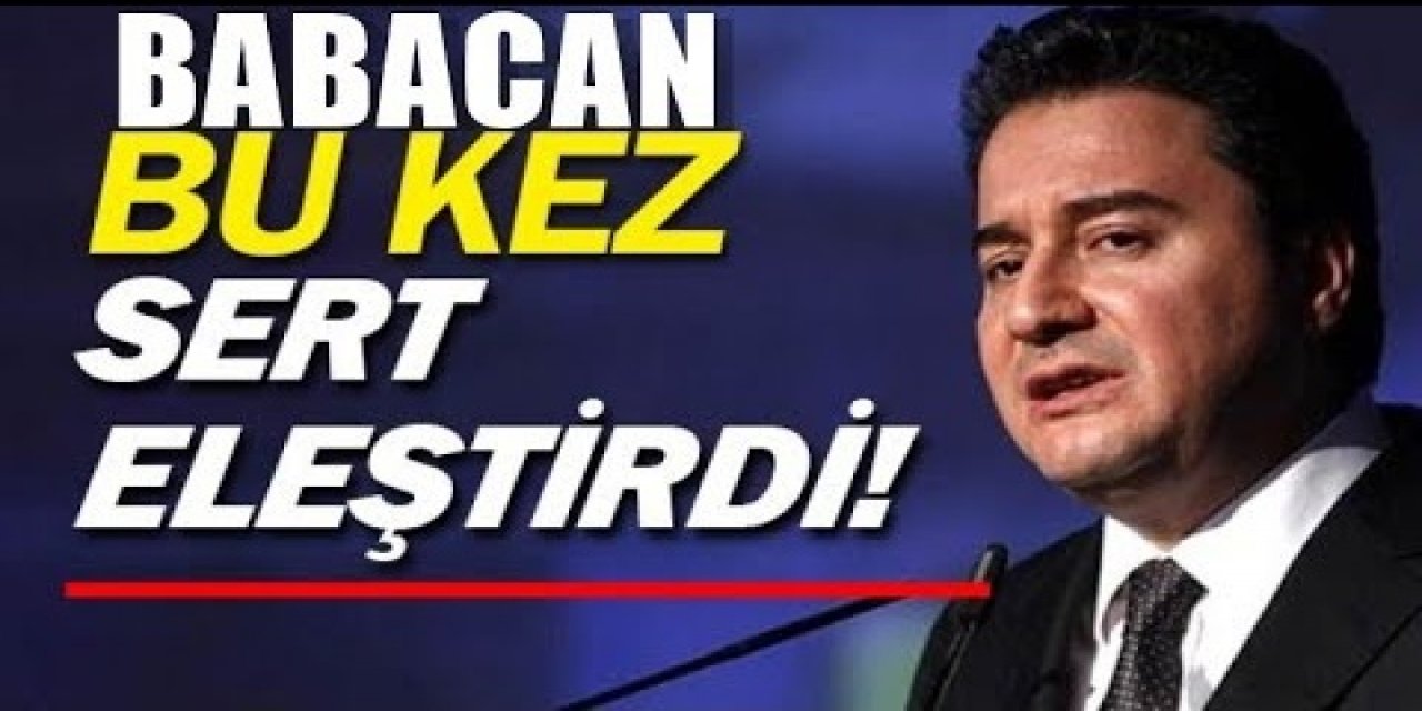 Ali Babacan son isteğiyle şimşekleri üzerine çekecek sert bir tepki görebilir!