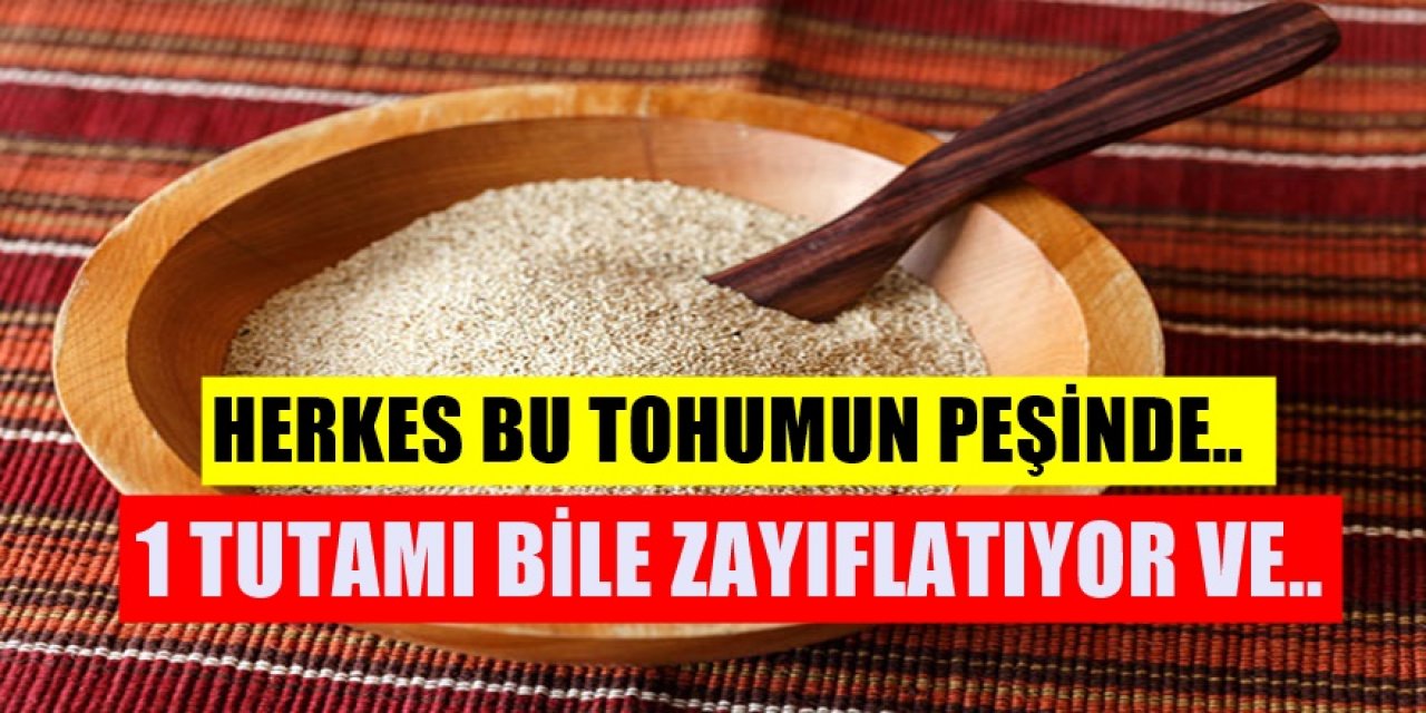 Herkes bu tohumun peşinde ! 1 Ayda 8 kilo kadar verdiriyor