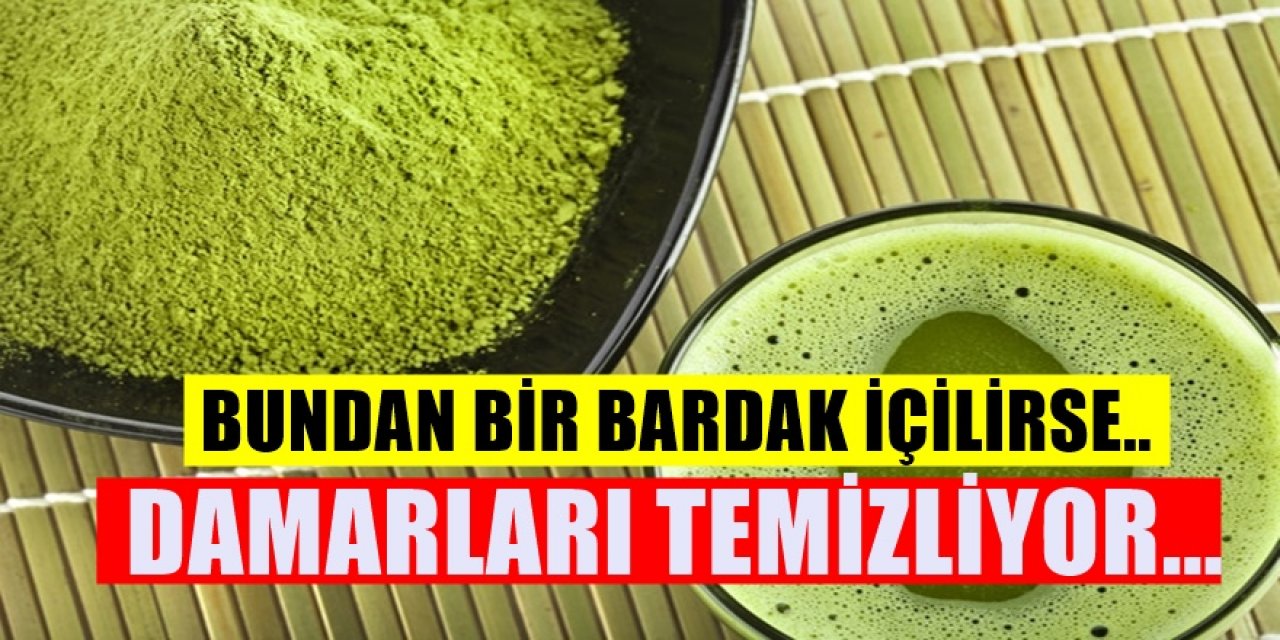 Bundan 1 bardak içince damarları temizliyor ve vücuttaki hücreleri yenileyip..