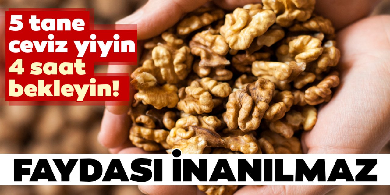 Gece uyumadan 5 adet ceviz yerseniz bakın 1 ay sonra ne olur