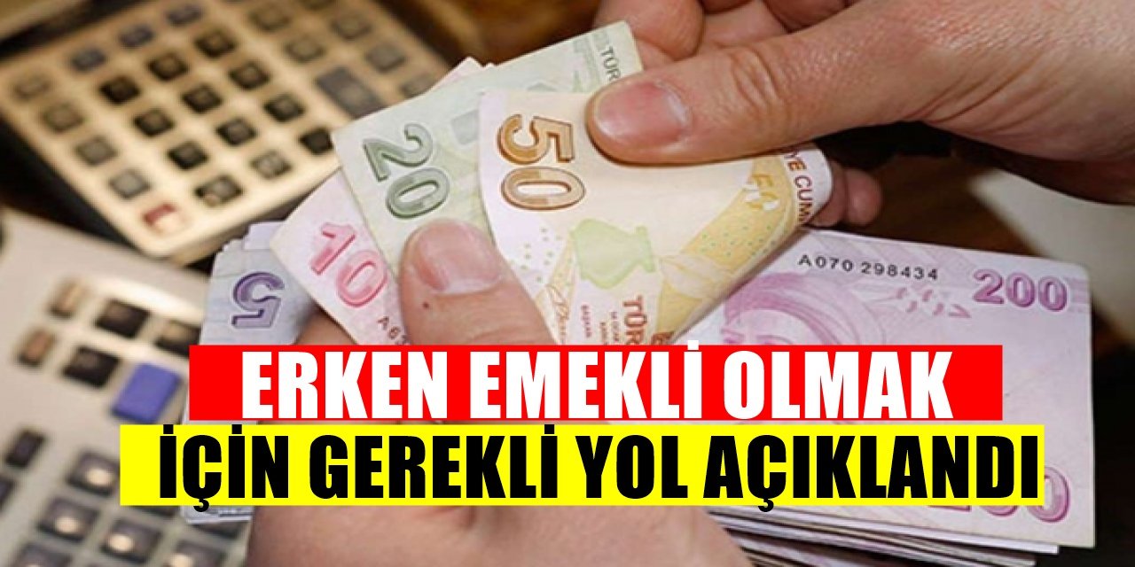 Herkesin merak ettiği düzenleme vergi indiriminden emekli olmanın yolu nihayet belli oldu!