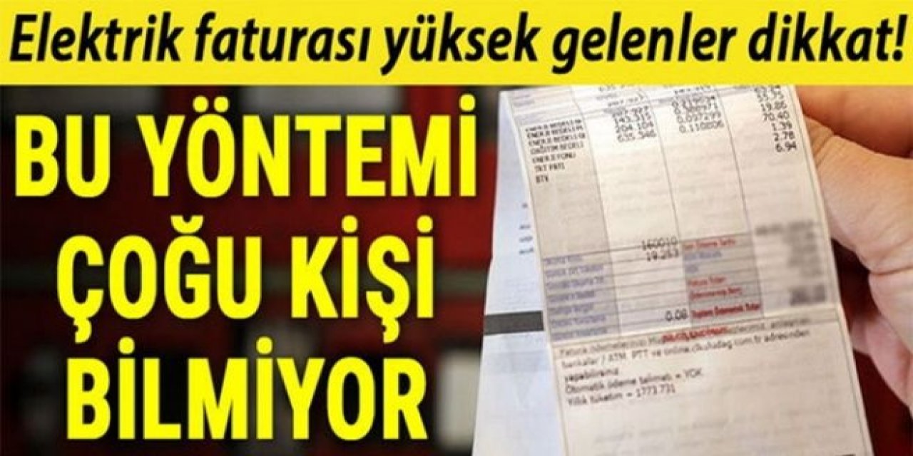 85 TL'den fazla faturanız varsa hemen bunu yapmalısınız büyük kazanç elde ediliyor