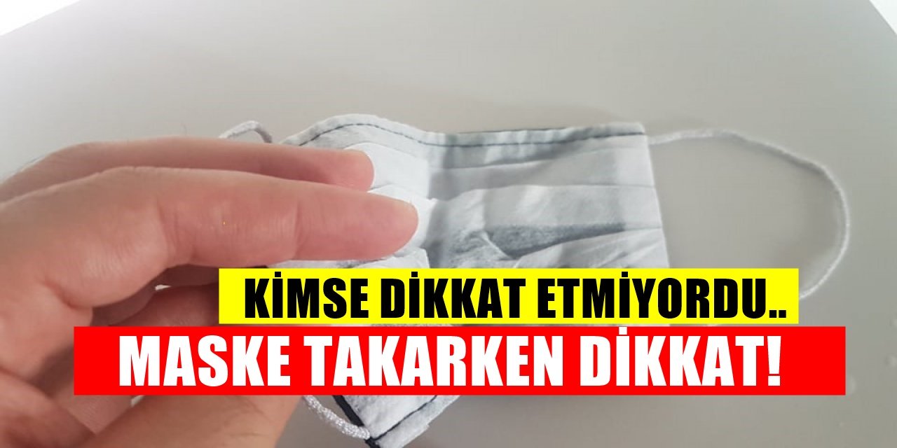 Maskeler hep koruyor sandık - oysa bilmediğiniz büyük tehlike çıktı kimse dikkat etmiyor!..