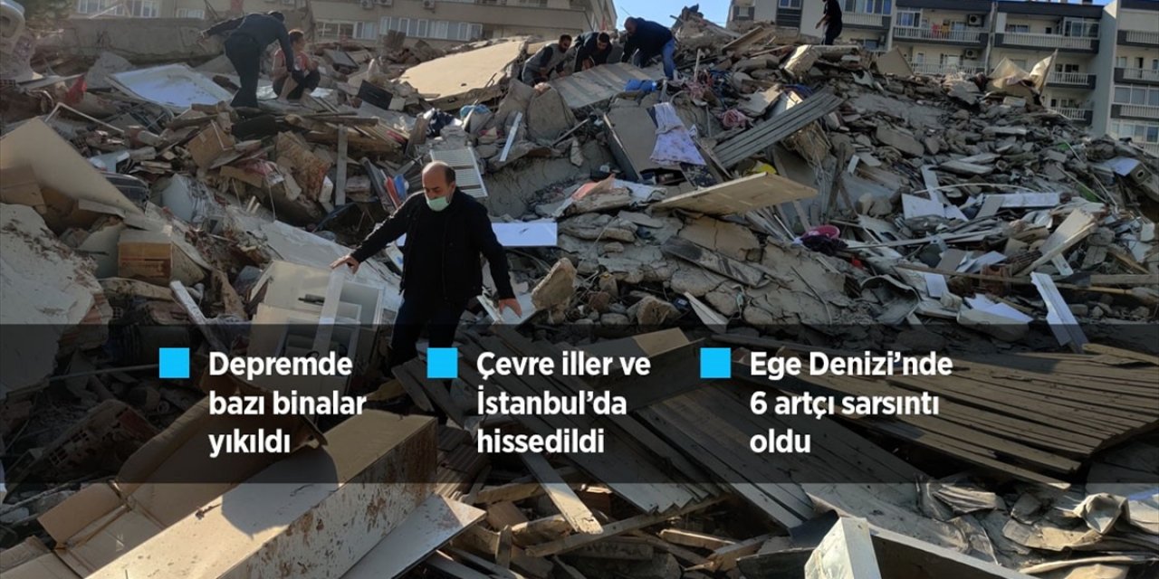İzmir'de Meydana Gelen Korkunç Deprem İstanbul ve Çevresinde Hissedildi