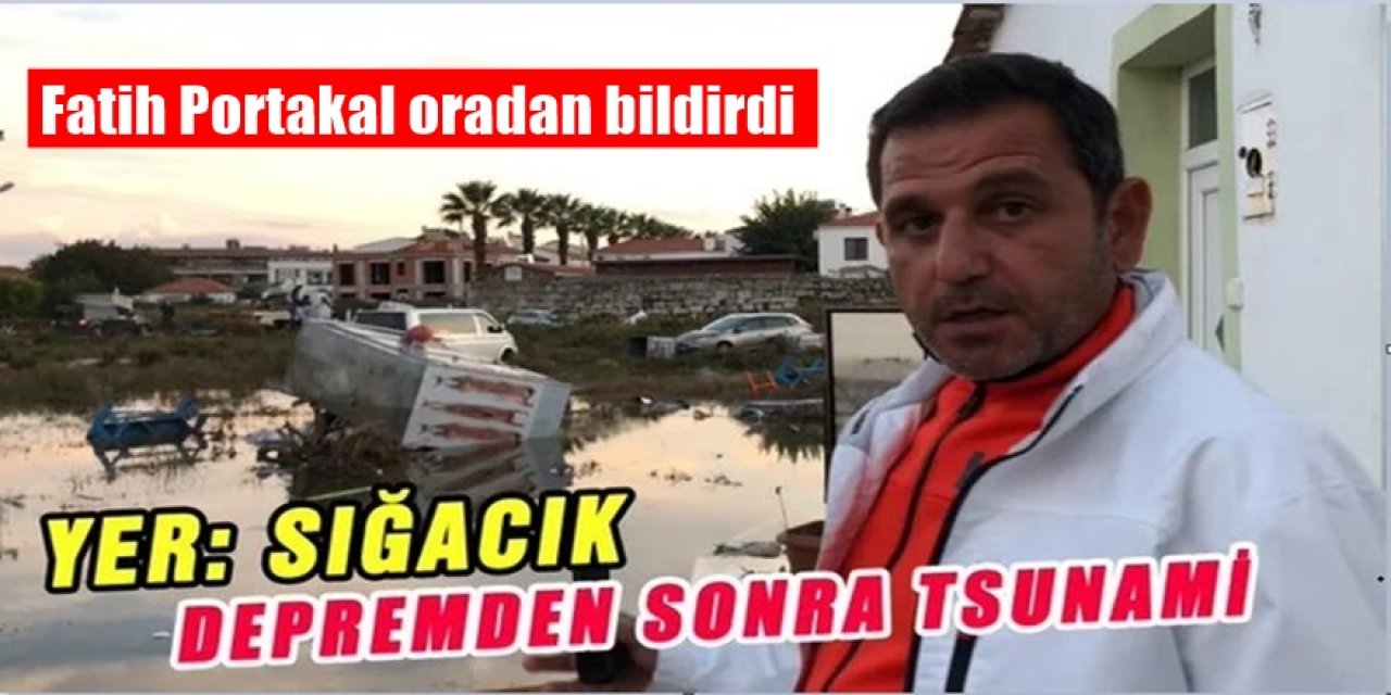 Fatih Portakal depremin merkez üssüne gitti yayınladığı görüntüler herkesi çok şaşırttı herkes dua etti.