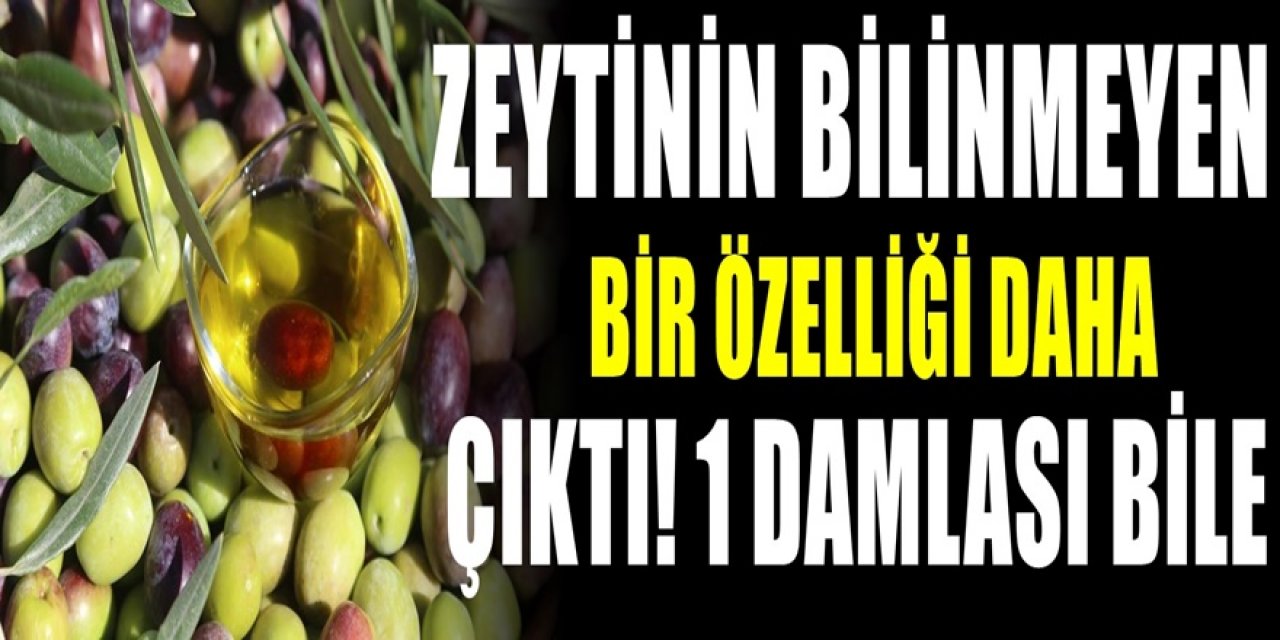 Zeytin yiyenleri ilgilendiriyor şaşırtan araştırmadan çıkan sonuç. Sadece 1 Damlasında bile..