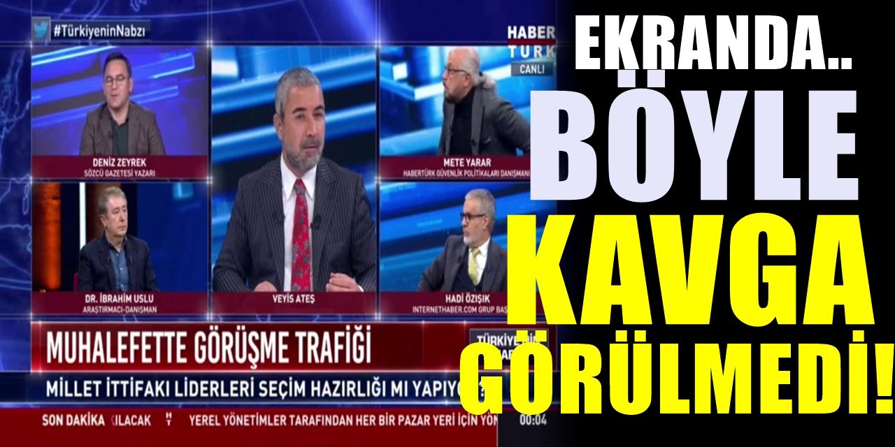 Habertürk'te kavga çıktı! Canlı yayında olaylar olaylar... Mete Yarar programı terk etti