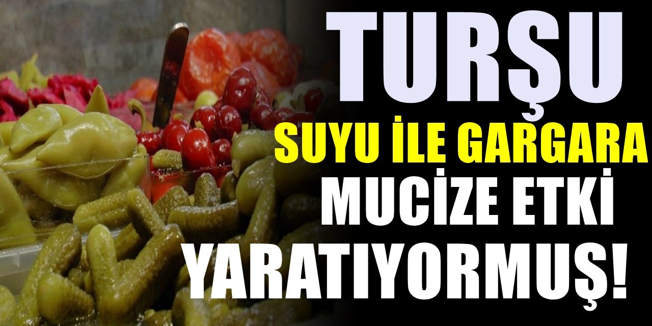 Turşu suyunun bilinmeyen bir sırrı daha. Turşu suyuyla Gargara yapılırsa o sorunu...