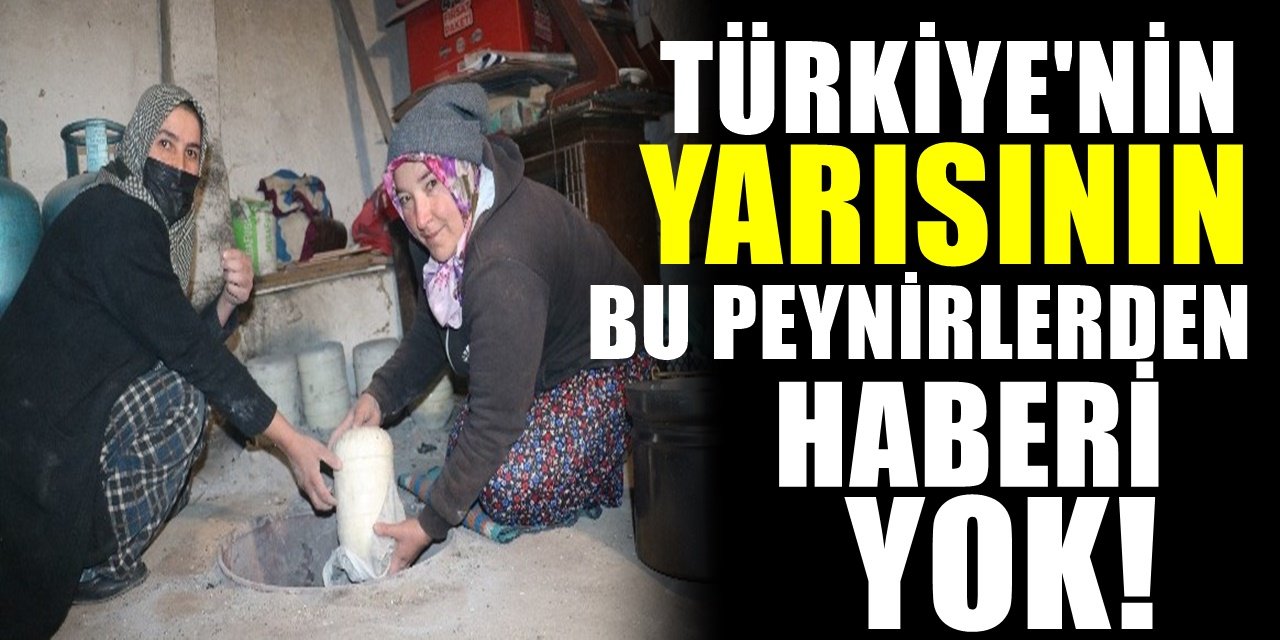 Bu peynirler 6 ay kumda gömülü kalıyor ve son kullanma tarihi olmayan bu peynirlerin...