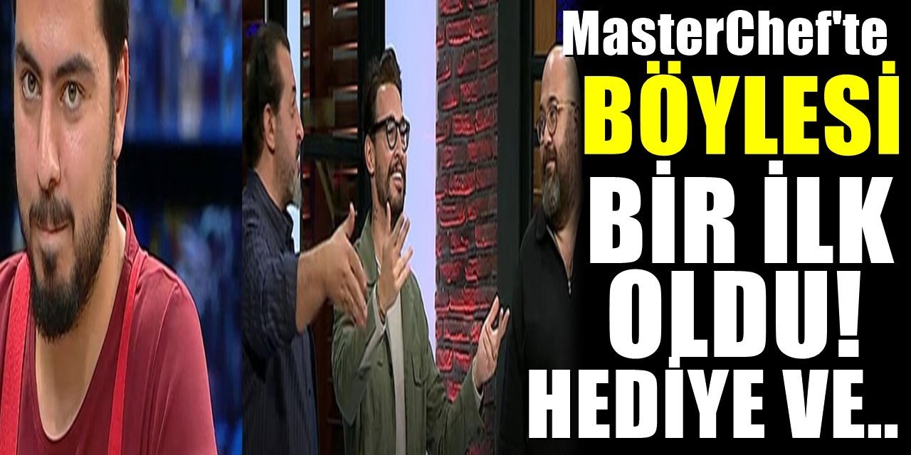 MasterChef'te yine bir ilk yaşandı. HEDİYE üstüne hediye .. Trabzon burması ve ..