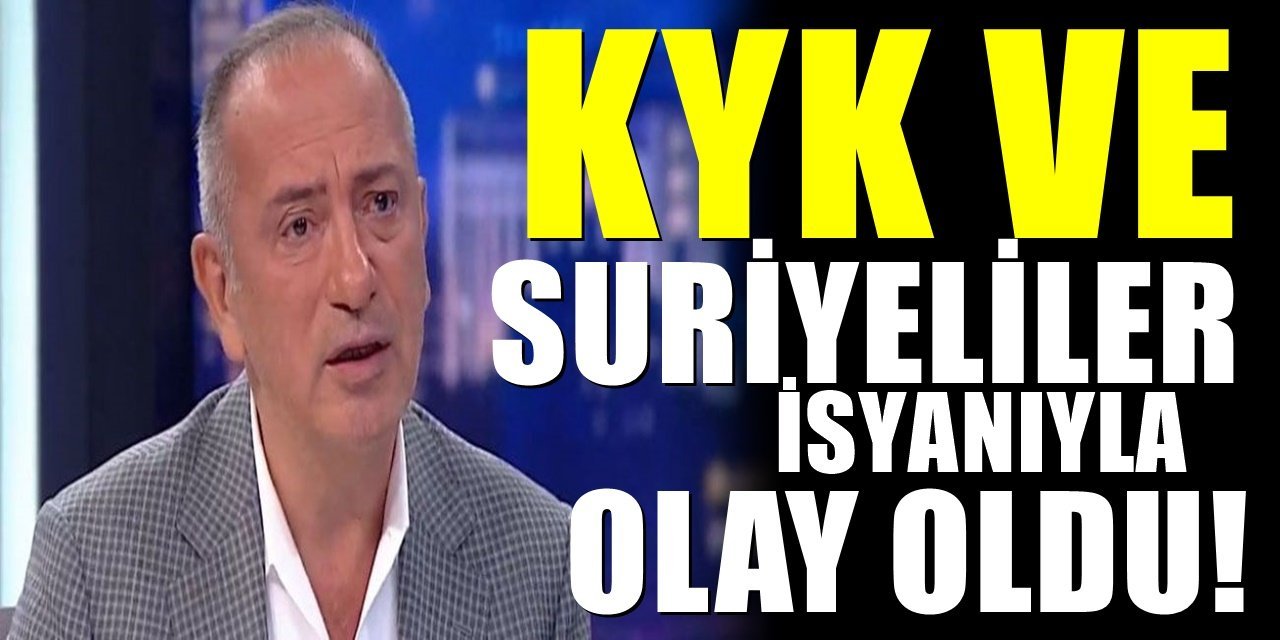Fatih Altaylı KYK ve Suriyeliler çıkışıyla gündemi sarstı! Destekleyen de var eleştiren de..