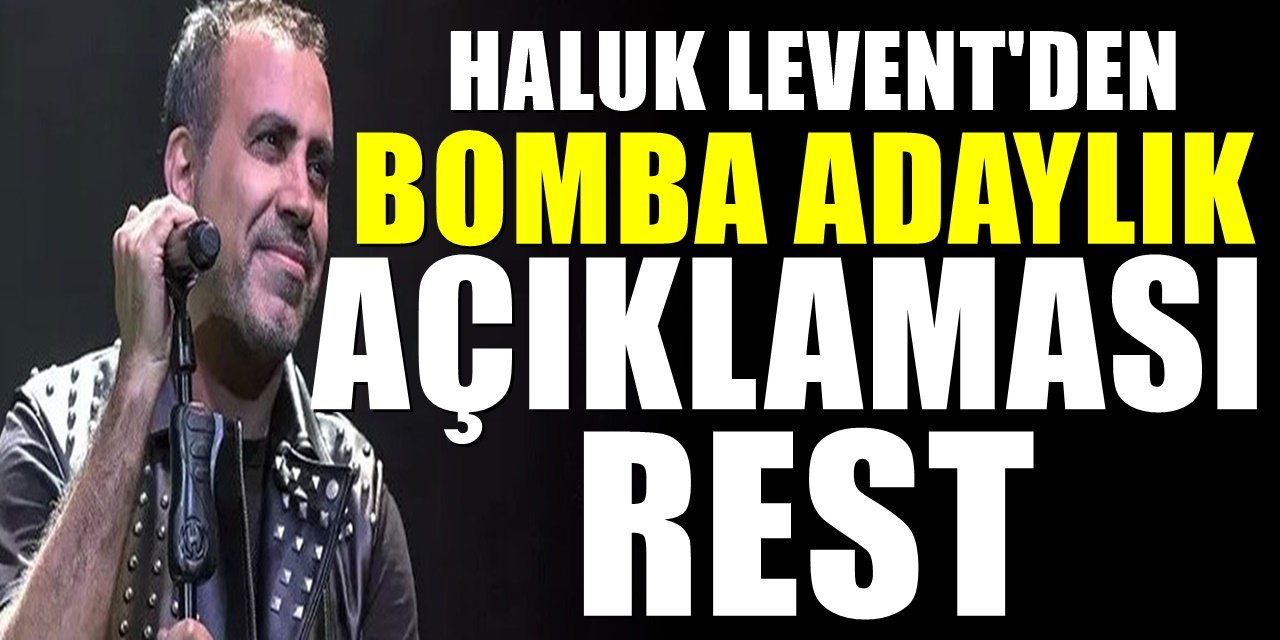Cumhurbaşkanı adayı olacağı iddia edilen Haluk Levent iddialar üzerine açıklama yaptı