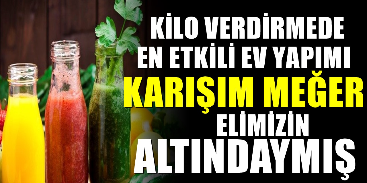 Kilo vermek için bu yiyecek ve içeceklerin gücünden yararlanın! Karıştırıp içince 1 ay içinde tam....