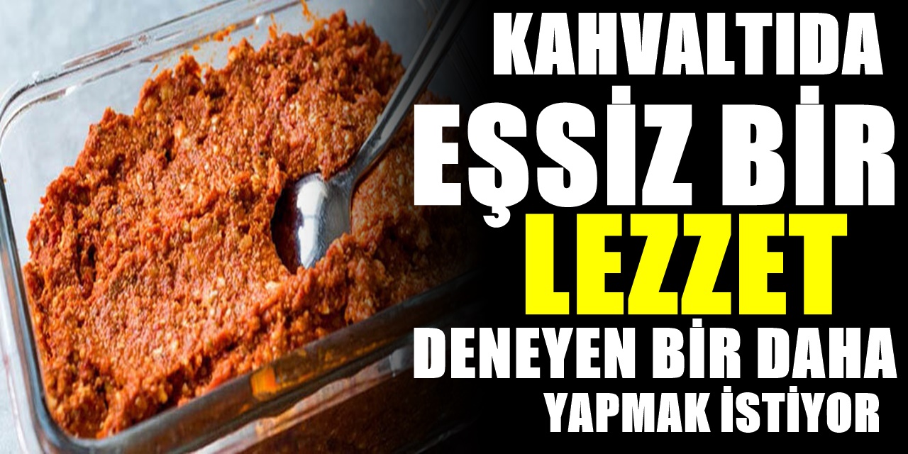 Kahvaltıda bir değişiklik arayanlara eşsiz bir lezzet. Muhammara Tarifi