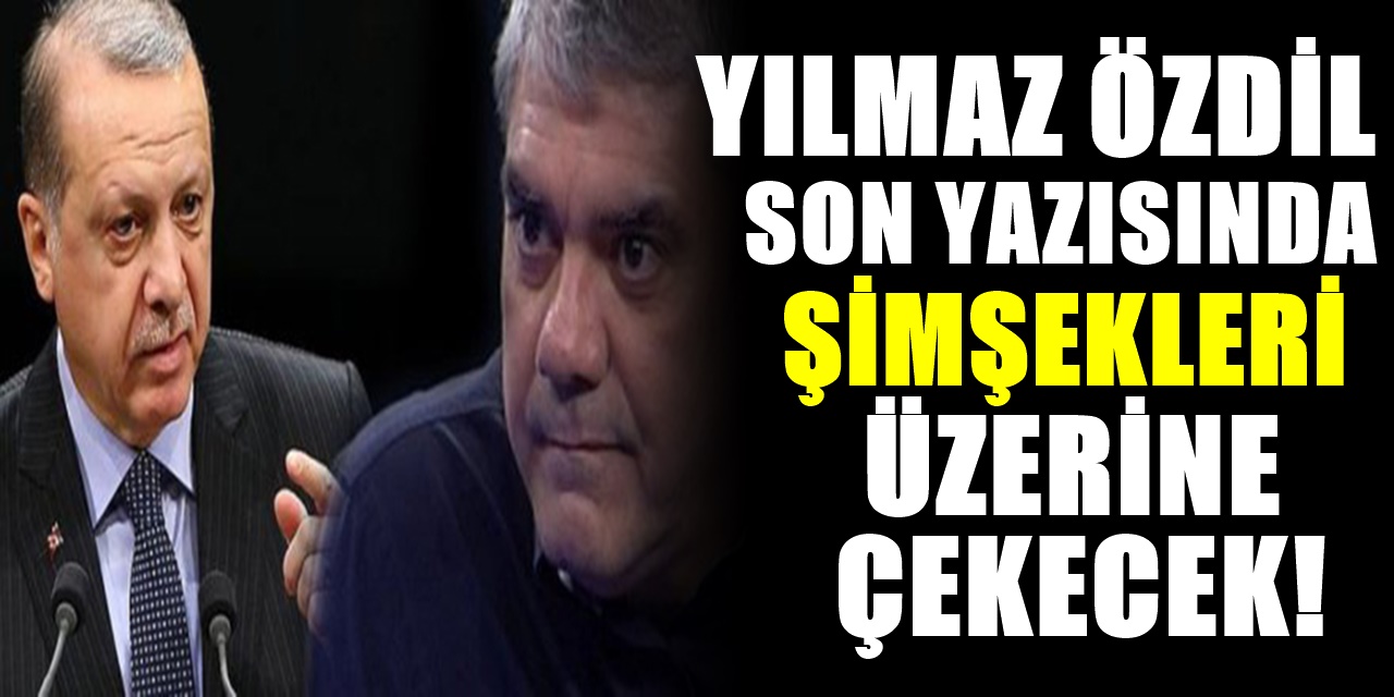 Yılmaz Özdil gerilimi tırmandıracak! Erdoğan'ın neden Sözcü okumadığını açıkladı ortalık karıştı