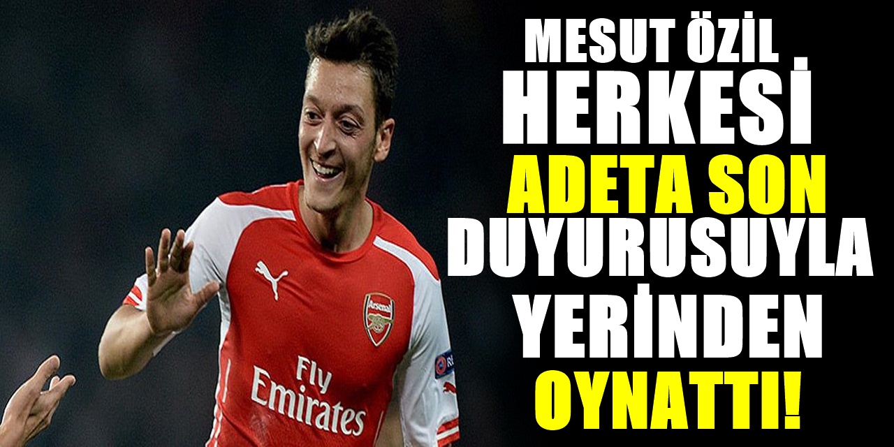 Mesut Özil böylesini ilk kez yaptı! Türk kahvesi paylaşınca sosyal medya yıkıldı!