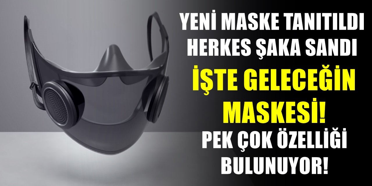 Geleceğin Maskesi Tanıtıldı, Herkes Şaka Sandı! Bakın Ne Özellikleri Var!