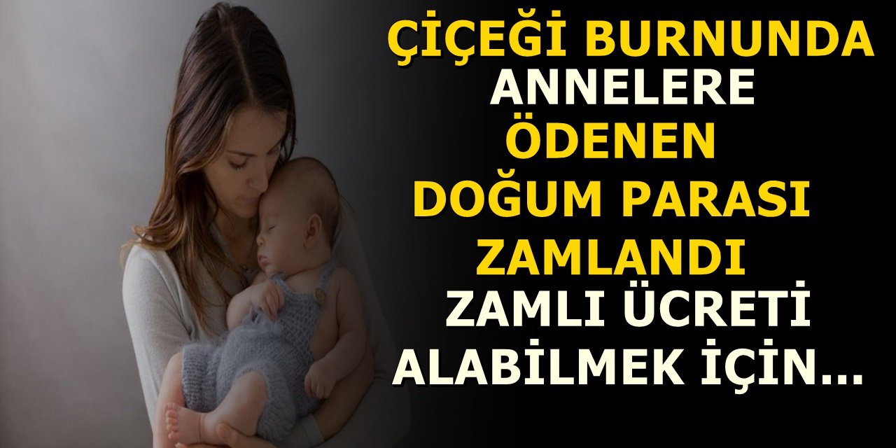 Yeni doğum yapan annelere ödenecek olan doğum ücretlerini almak için başvurmanız gereken...
