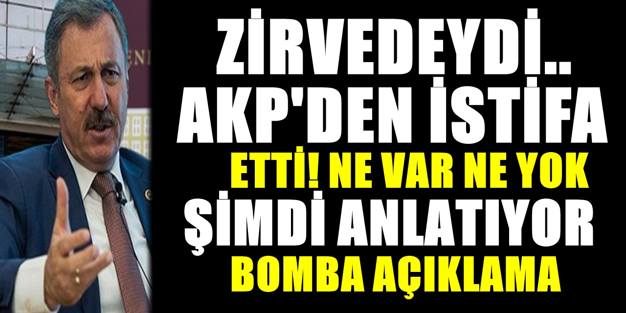 AKP'den istifa eden Özdağ şok etti! AKP'nin 4 arka bahçesi var diyerek onları herkese ilan etti