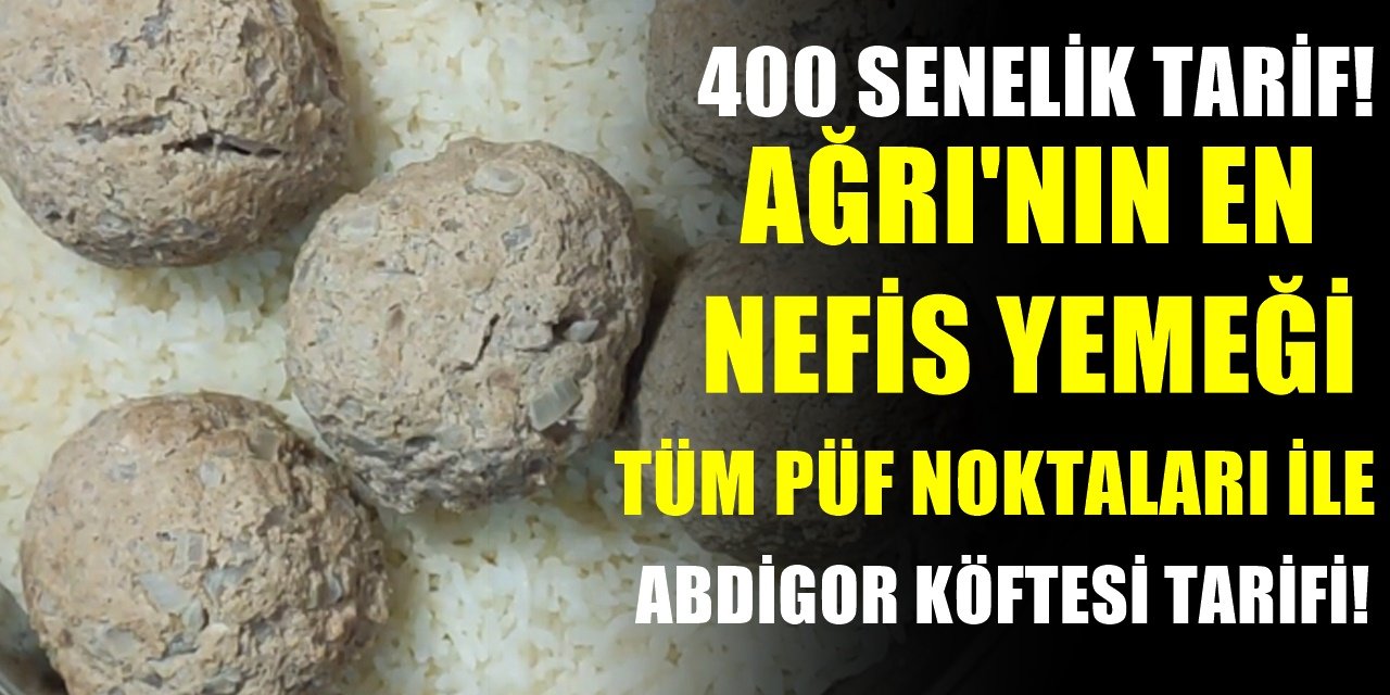 Tarifini vermeye yetişemeyeceksiniz nefis bir köfte Abdigor köftesi tarifi