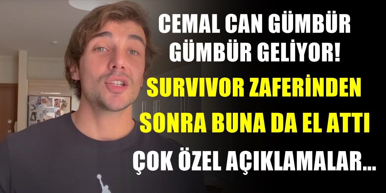 TV8'in ünlü yarışması Survivor'ın birincisi Cemal Can Cansever gündemden düşmemeye niyetli! O piyasaya da el attı!