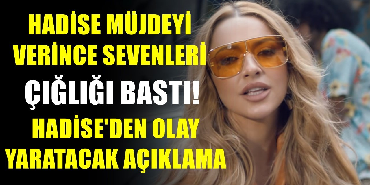 Şarkıcı Hadise'den müjde gibi haber! Hangimiz hata yapmadık ki dedi, mutluluk haberini paylaştı!