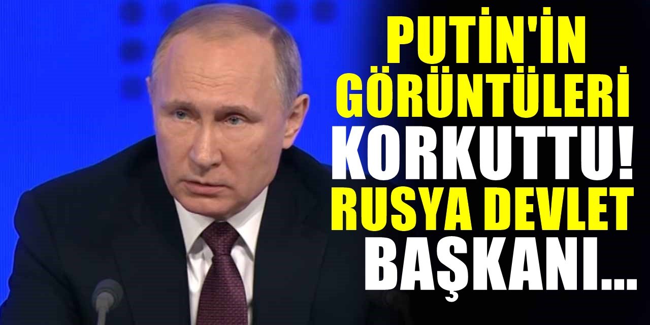 Rusya Devlet Başkanı Vladimir Putin'in sızan görüntüleri ürkütmeye yetti... Putin bakın ne yaparken görüntülendi...