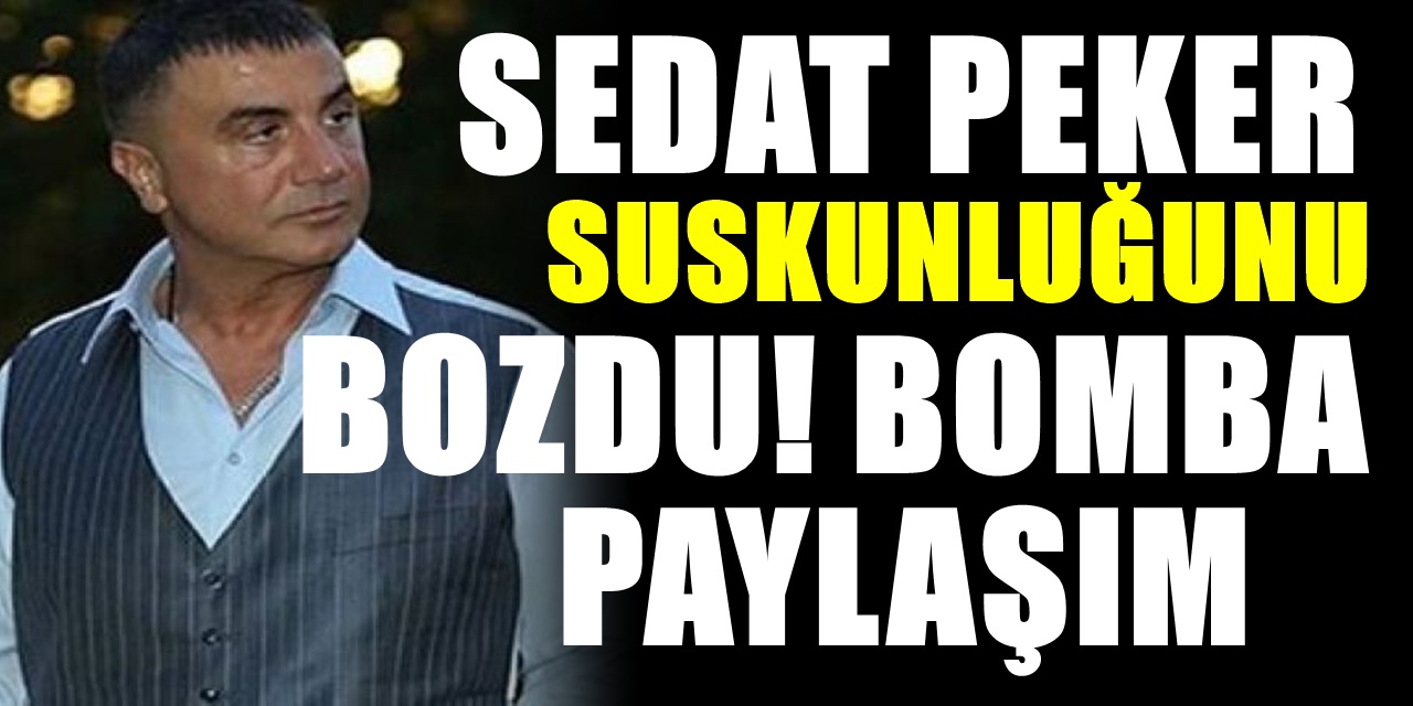 Kuzey Makedonya tarafından sınır dışı edilen Sedat Peker Suskunluğunu bozdu!