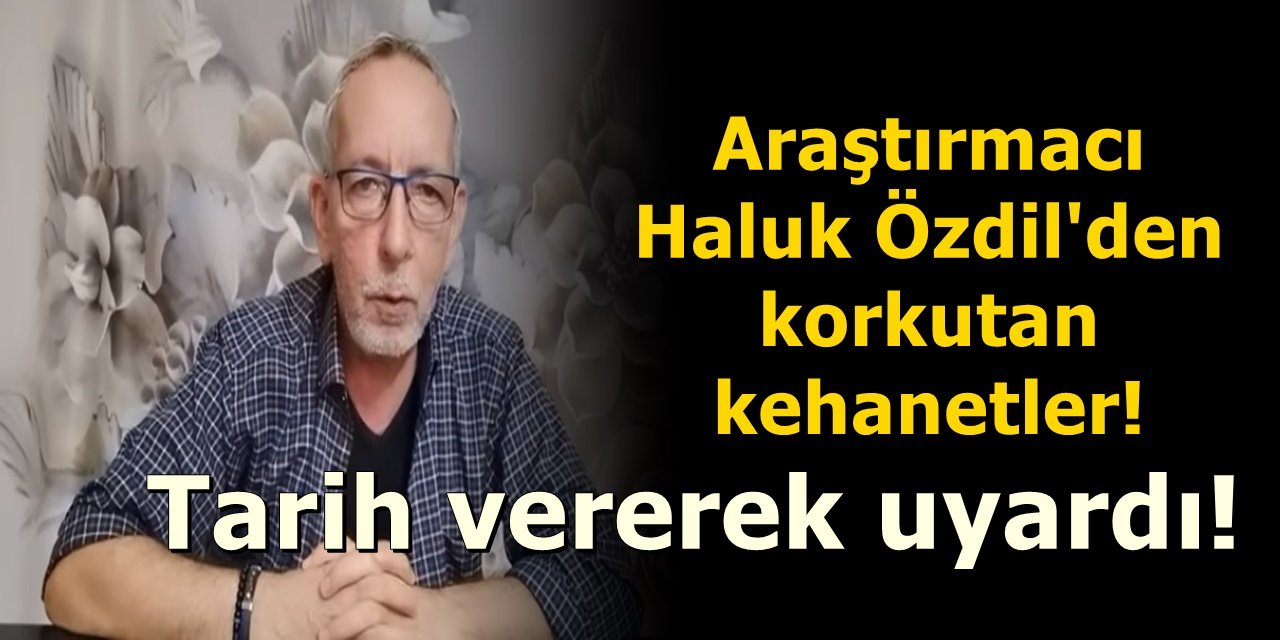 Araştırmacı Haluk Özdil'den korkutan kehanetler! Tarih vererek uyardı