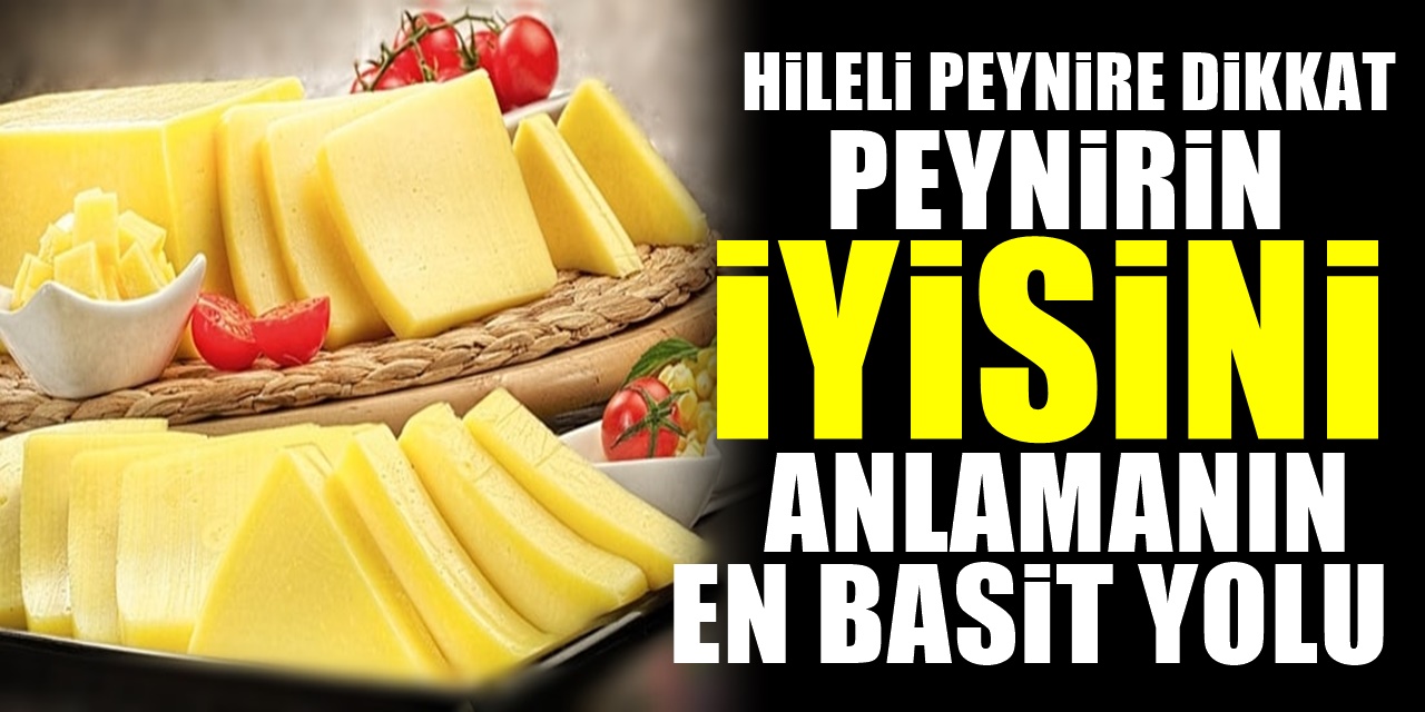 Yediğiniz Peynir Sizi Hasta Edebilir Bir Bakışta Hileli Peyniri Anlamanın Yolu Bu..