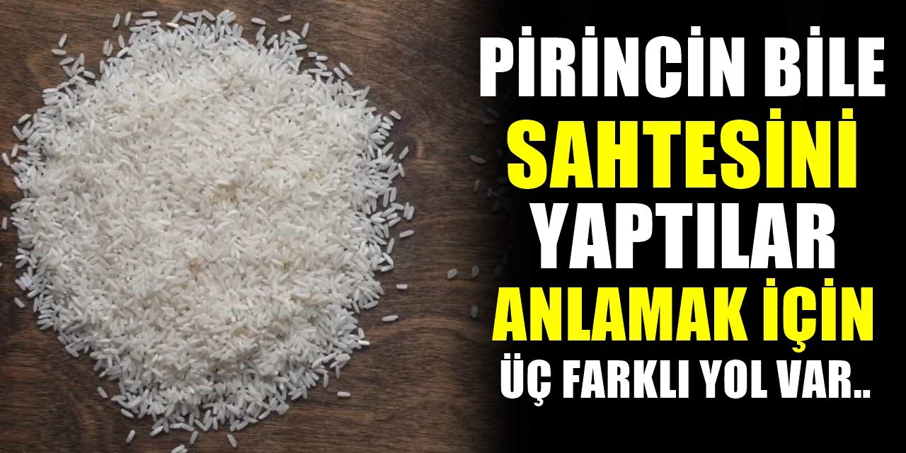 Bir bakışta pirinç bozuk mu sahte mi hemen anlayabilirsiniz Tek yapmanız gereken...