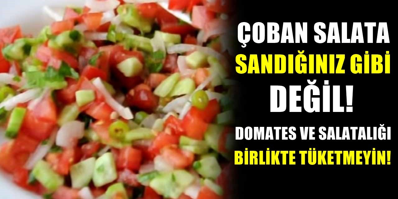 Uyarı! Domates ve Salatalık asla aynı salatada birlikte yenilmemeli bakın neye yol açar...