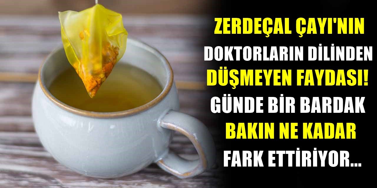 Zerdeçal çayı akşam 1 fincan içilirse 1 haftada vücuda bunları yapar