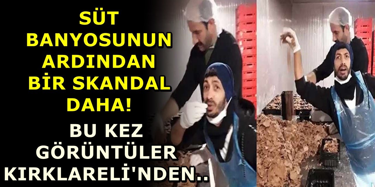 Süt banyosunun ardından bir skandal daha! Bu kez görüntüler Kırklareli'den