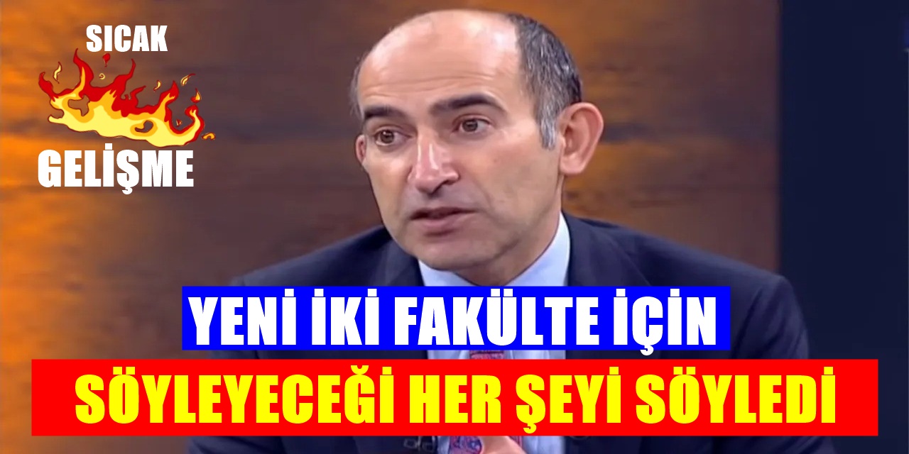 Boğaziçi Üniversitesinde açılacak olan Hukuk ve İletişim Fakültesi için Melih Bulu'dan ilk yorum